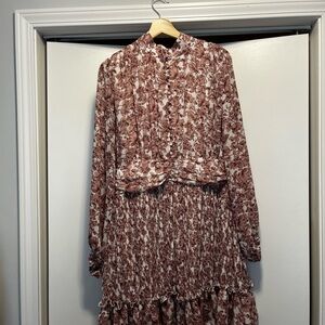 Floral Long Sleeve Dress